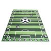 Dětský koberec - FOTBAL - zelený