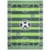 Dětský koberec - FOTBAL - zelený