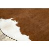 Koberec hovězí kůže - imitace 7 - hnědý/bílý
