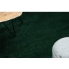Kusový jednobarevný koberec SOFTY - tmavě zelený