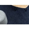 Kulatý jednobarevný koberec SOFTY - tmavě modrý