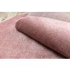 Kulatý jednobarevný koberec SOFTY - růžový