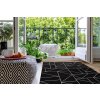 Odolný koberec Sisi Floorlux - trojúhelníky 1 - černá