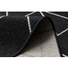 Odolný koberec Sisi Floorlux - trojúhelníky 1 - černá