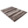 Moderní koberec Ostrava - pruhy 3 - hnědý