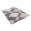 Moderní koberec Ostrava - čtverce 4 - šedý
