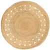 Dywan 1464 BROWN JUTE ROUND (Rozměr koberce 80x80 cm)