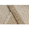 Jutový koberec - struktura 3 - krémový
