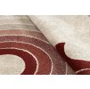 Kusový koberec Fusion - vzor 6 - červený/béžový
