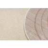 Oválný koberec Fusion - vzor 45 - béžový