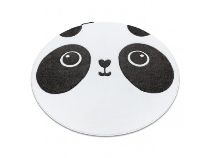 Kulatý dětský koberec KINDER - panda
