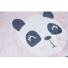 Dětský koberec Emma Kids - panda - růžový