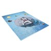 Dětský koberec Emma Kids - planety a astronaut - modrý