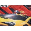 Dětský koberec Emma Kids - závodní auto - šedý/červený