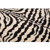 Moderní koberec Atlas - zebra 1 - černý/bílý
