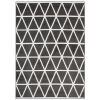 Moderní koberec Bali - trojúhelníky 1 - tmavě šedý