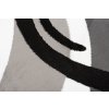 Moderní koberec Tap - vlnky 7 - šedý/bílý