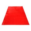 Chlupatý kusový koberec RABBIT - červený