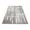Moderní koberec Tap - čáry 4 - bílý/šedý