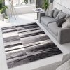 Moderný koberec Tap - čiary 3 - krémový/sivý