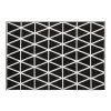 Kusový koberec BALI - černý/bílý - trojúhelníky 1