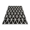 Kusový koberec BALI - černý/bílý - trojúhelníky 1