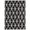 Kusový koberec BALI - černý/bílý - trojúhelníky 1