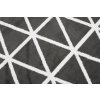 Kusový koberec BALI - tmavě šedý - trojúhelníky 1