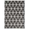 Kusový koberec BALI - tmavě šedý - trojúhelníky 1