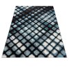 Moderní koberec Fiesta - čtverce 1 - černý/modrý