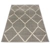 Moderní koberec SPRING - světle šedý - mřížka 1