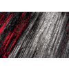 Kusový koberec Maya - abstrakt 3 - šedý/červený