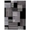 Moderní koberec JAWA - černý/šedý - obdélníky 1