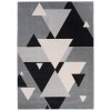 Moderní koberec CAN - šedý - trojúhelníky 1