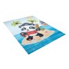 Dětský koberec Emma Kids - panda pirát - modrý