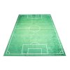 Dětský koberec Emma Kids - fotbalové hřiště - zelený