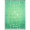 Dětský koberec Emma Kids - fotbalové hřiště - zelený