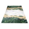 Moderní koberec Life - minerál 1 - zelený/bílý