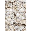 Moderní koberec Life - mramor 3 - bílý/šedý