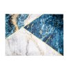Moderní koberec Life - mramor 7 - modrý/bílý