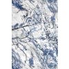 Moderní koberec Life - abstrakt 1 - modrý/bílý