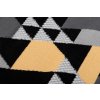 Běhoun na míru Maya - trojúhelníky 2 - černý/žlutý