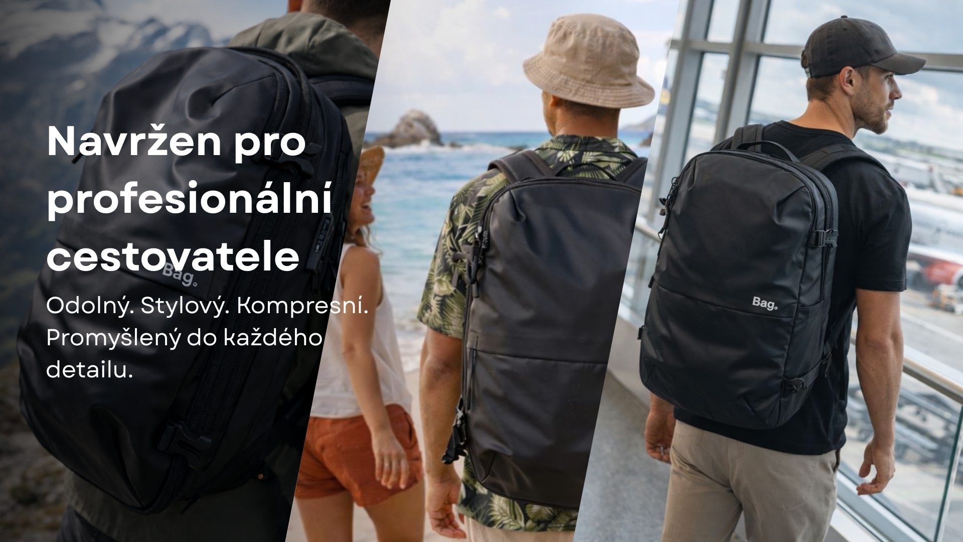 GBag batoh navržen pro profesionální cestovatele