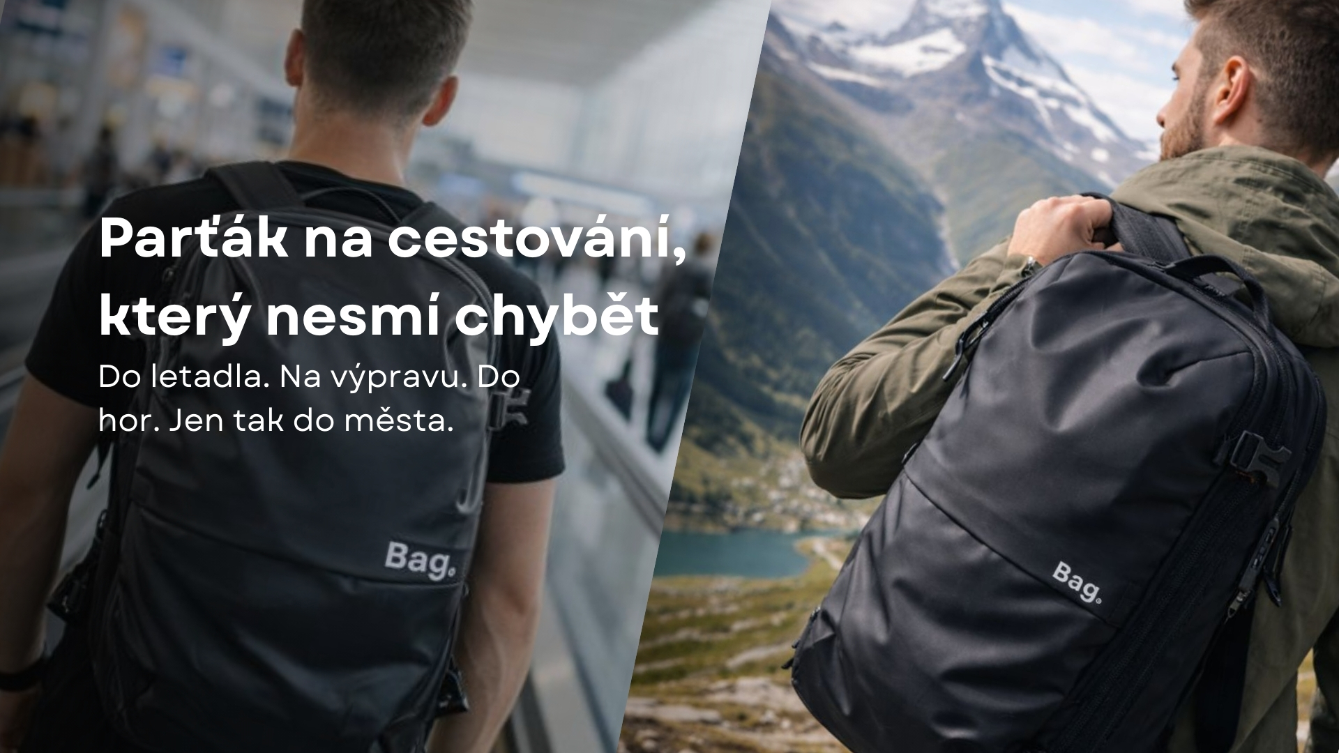 S GBag baťohem do letadla a na hory