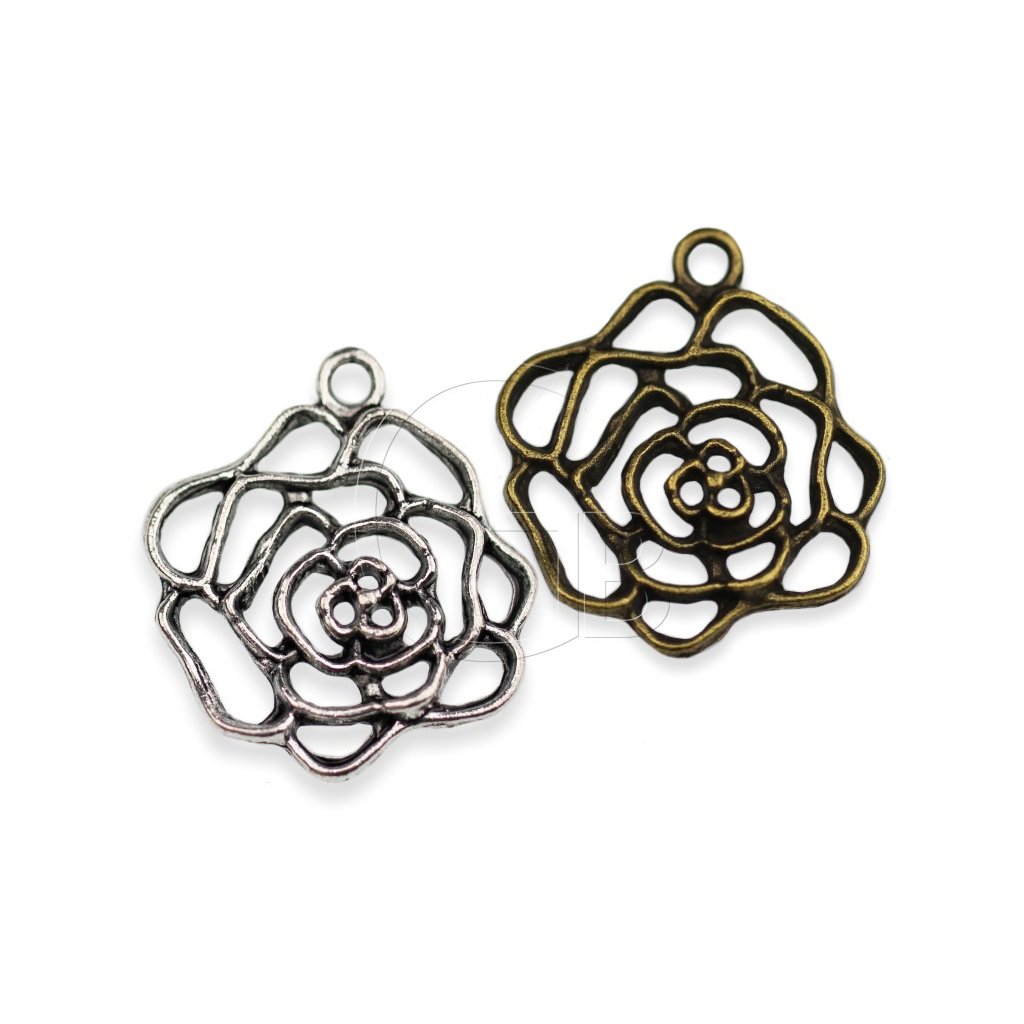 Přívěsek 22 × 21 mm Staromosaz (Velikost produktu 22 mm × 21 mm, Barva Staromosaz)