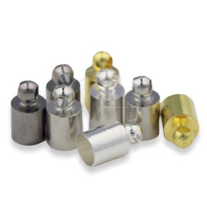 Kaplík hladký 8 × 5 mm Antracit KAPL80 K1624 (Velikost produktu 8 mm × 5 mm, Barva Šedá)