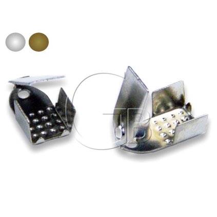 Koncovka plochá 9,5 × 5 mm Platina (Velikost produktu 9.5 mm × 5 mm)