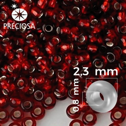 Preciosa koralky rokajl 10 %C4%8Derven%C3%A1%2097120