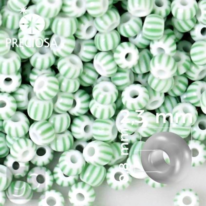 Preciosa koralky rokajl 10 zelen%C3%A1%20b%C3%ADl%C3%A1%2003851