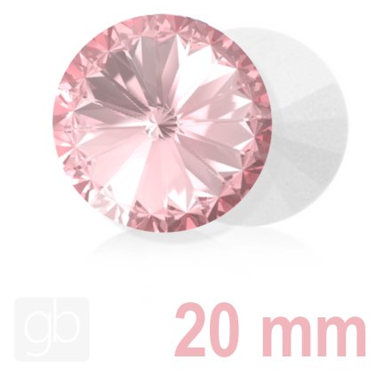 Rivoli R3 Růžová 20 mm (Velikost produktu 20 mm, Barva Růžová)